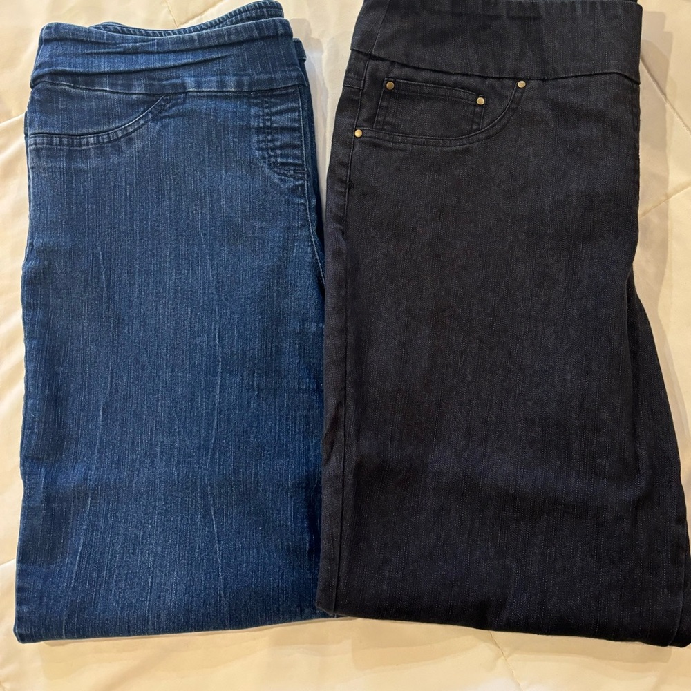TWO pair of jeans size 16, Ruby Road and Westbound, very good used condition